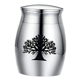 Maxbell Cremation Memorial Urn Remembrance Waterproof Souvenir Organizer Pet Urn Tree pattern