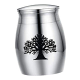 Maxbell Cremation Memorial Urn Remembrance Waterproof Souvenir Organizer Pet Urn Tree pattern