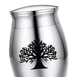 Maxbell Cremation Memorial Urn Remembrance Waterproof Souvenir Organizer Pet Urn Tree pattern