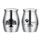 Maxbell Cremation Memorial Urn Remembrance Waterproof Souvenir Organizer Pet Urn Tree pattern