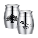 Maxbell Cremation Memorial Urn Remembrance Waterproof Souvenir Organizer Pet Urn Tree pattern