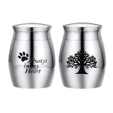 Maxbell Cremation Memorial Urn Remembrance Waterproof Souvenir Organizer Pet Urn Tree pattern