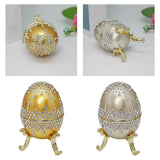 Maxbell Jewelry Storage Box Sophisticated Ornaments for Easter Festival Wedding Aureate