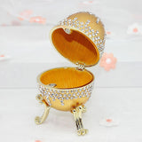 Maxbell Jewelry Storage Box Sophisticated Ornaments for Easter Festival Wedding Aureate