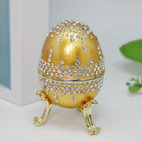 Maxbell Jewelry Storage Box Sophisticated Ornaments for Easter Festival Wedding Aureate