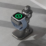 Maxbell Robot Statue Watch Stand Holder Watch Storage Tray Unique Design Stable Base