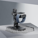 Maxbell Robot Statue Watch Stand Holder Watch Storage Tray Unique Design Stable Base