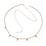 Maxbell Rhinestone Waist Chain for Girls Outfit Accessories Temperament Fashion