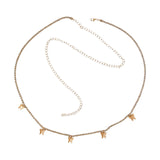 Maxbell Rhinestone Waist Chain for Girls Outfit Accessories Temperament Fashion