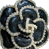 Maxbell Brooch Bridal Corsage DIY Craft Costume Decorative for Blouse Holiday Jacket Black