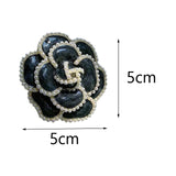 Maxbell Brooch Bridal Corsage DIY Craft Costume Decorative for Blouse Holiday Jacket Black