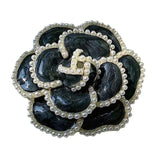 Maxbell Brooch Bridal Corsage DIY Craft Costume Decorative for Blouse Holiday Jacket Black