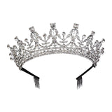 Maxbell Crown Hair Accessories Princess Tiara Wedding Tiara for Prom Christmas Style A