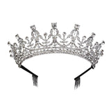 Maxbell Crown Hair Accessories Princess Tiara Wedding Tiara for Prom Christmas Style A
