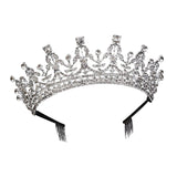 Maxbell Crown Hair Accessories Princess Tiara Wedding Tiara for Prom Christmas Style A