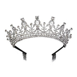 Maxbell Crown Hair Accessories Princess Tiara Wedding Tiara for Prom Christmas Style A