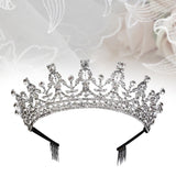 Maxbell Crown Hair Accessories Princess Tiara Wedding Tiara for Prom Christmas Style A