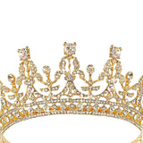 Maxbell Crown Hair Accessories Princess Tiara Wedding Tiara for Prom Christmas Style B