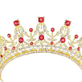 Maxbell Crown Hair Accessories Princess Tiara Wedding Tiara for Prom Christmas Style C
