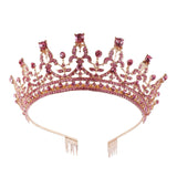 Maxbell Crown Hair Accessories Princess Tiara Wedding Tiara for Prom Christmas Style G