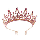 Maxbell Crown Hair Accessories Princess Tiara Wedding Tiara for Prom Christmas Style G
