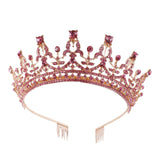 Maxbell Crown Hair Accessories Princess Tiara Wedding Tiara for Prom Christmas Style G