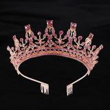 Maxbell Crown Hair Accessories Princess Tiara Wedding Tiara for Prom Christmas Style G