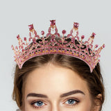 Maxbell Crown Hair Accessories Princess Tiara Wedding Tiara for Prom Christmas Style G