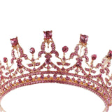 Maxbell Crown Hair Accessories Princess Tiara Wedding Tiara for Prom Christmas Style G