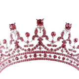 Maxbell Crown Hair Accessories Princess Tiara Wedding Tiara for Prom Christmas Style H