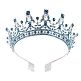 Maxbell Crown Hair Accessories Princess Tiara Wedding Tiara for Prom Christmas Style I