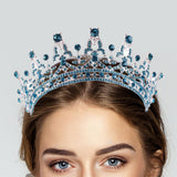 Maxbell Crown Hair Accessories Princess Tiara Wedding Tiara for Prom Christmas Style I