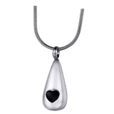 Maxbell Hanging Cremation Urn Necklace Keepsake Jewelry Rustproof for Bereavement