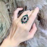 Maxbell Open Ring Copper Adjustable Fashion Gift Chic for Wedding Ball Prom Party