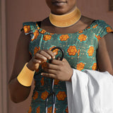 Maxbell African National Choker Bracelet Egypt Statement for Theme Party Girls Aureate