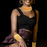 Maxbell African National Choker Bracelet Egypt Statement for Theme Party Girls Aureate