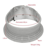 Maxbell African National Choker Bracelet Egypt Statement for Theme Party Girls Argent