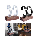 Maxbell Watch Display Stand Stable Shelf Bracelet Bangle Rack for Desk Shop Dresser Clear