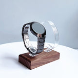 Maxbell Watch Display Stand Stable Shelf Bracelet Bangle Rack for Desk Shop Dresser Clear