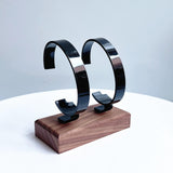 Maxbell Watch Display Stand Stable Shelf Bracelet Bangle Rack for Desk Shop Dresser Black