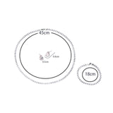 Maxbell Necklace Earrings Bracelet Gifts Charms Elegant for Costume Mother Lady