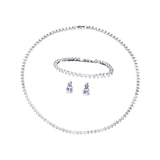 Maxbell Necklace Earrings Bracelet Gifts Charms Elegant for Costume Mother Lady