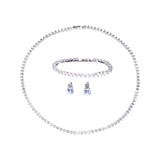 Maxbell Necklace Earrings Bracelet Gifts Charms Elegant for Costume Mother Lady