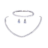 Maxbell Necklace Earrings Bracelet Gifts Charms Elegant for Costume Mother Lady