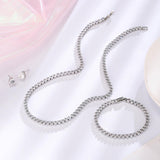 Maxbell Necklace Earrings Bracelet Gifts Charms Elegant for Costume Mother Lady