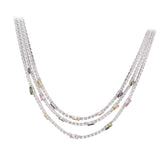 Maxbell Elegant Necklace Charms Colorful for Engagement Fancy Dress Costume