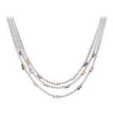 Maxbell Elegant Necklace Charms Colorful for Engagement Fancy Dress Costume