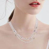 Maxbell Elegant Necklace Charms Colorful for Engagement Fancy Dress Costume