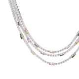 Maxbell Elegant Necklace Charms Colorful for Engagement Fancy Dress Costume