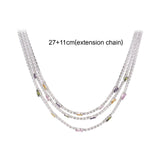 Maxbell Elegant Necklace Charms Colorful for Engagement Fancy Dress Costume